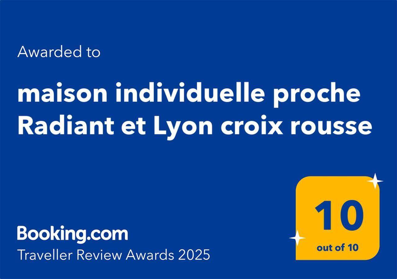 Maison Individuelle Avec Jardin Terrasse Proche Lyon Croix Rousse 칼루레 쿠르 외부 사진